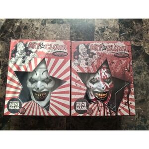 Fright Rags Terrifier Art The Clown Mini Mask Bloody Variant LE /300 Lot MINT